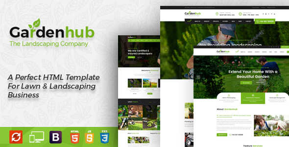 Garden HUB Theme GPL